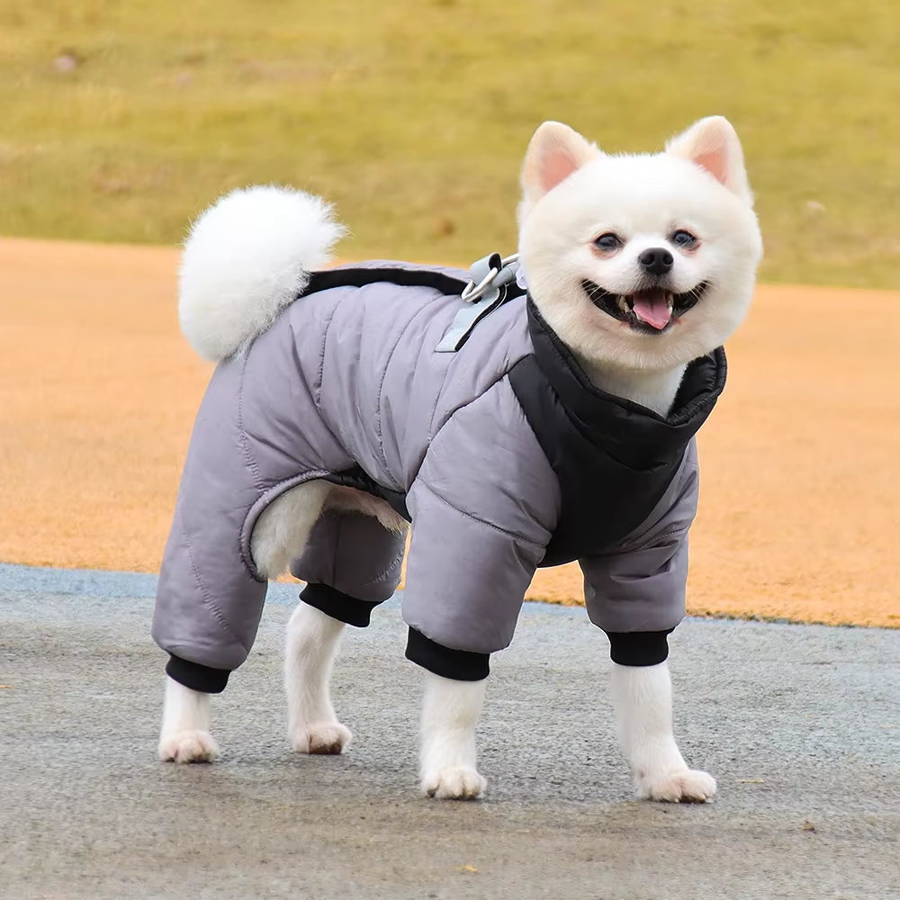 Autumn Winter Pet Dog Jacket Coat for Small Medium Dogs Cats Windproof Warm Puppy Clothing Reflective Cat Clothing Pug Bulldog