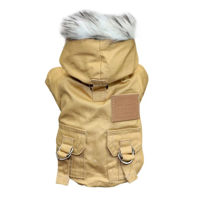 Dog Clothes Winter Puppy Pet Dog Coat Jacket for Small Medium Dogs Thicken Warm Chihuahua Yorkies Hoodie Pets Clothing