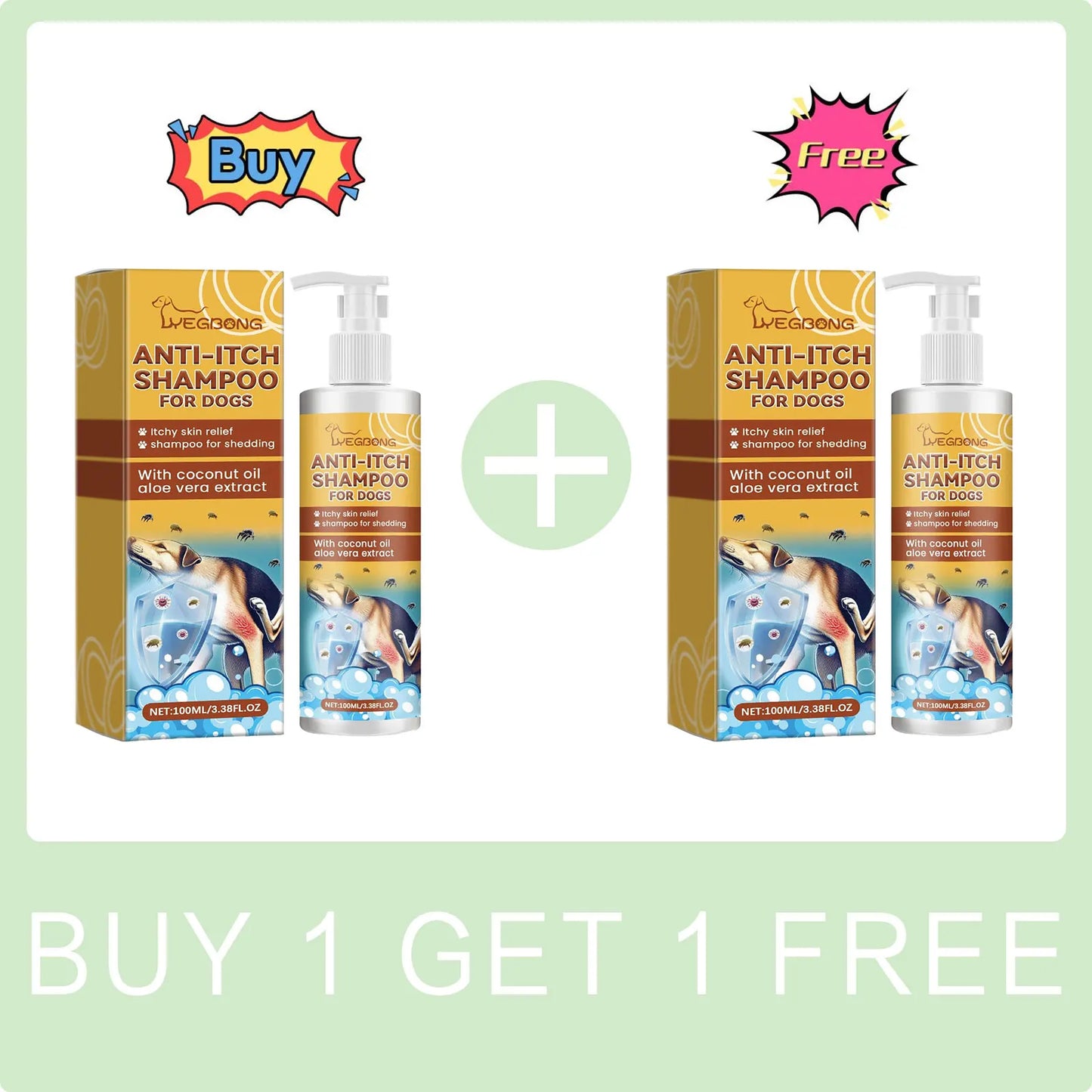 Dog Shampoo Conditioner Moisturizing for Sensitive Skin PH Balanced anti Itching Flea Killer Dirt Mite Removal Pet Cleaning Foam