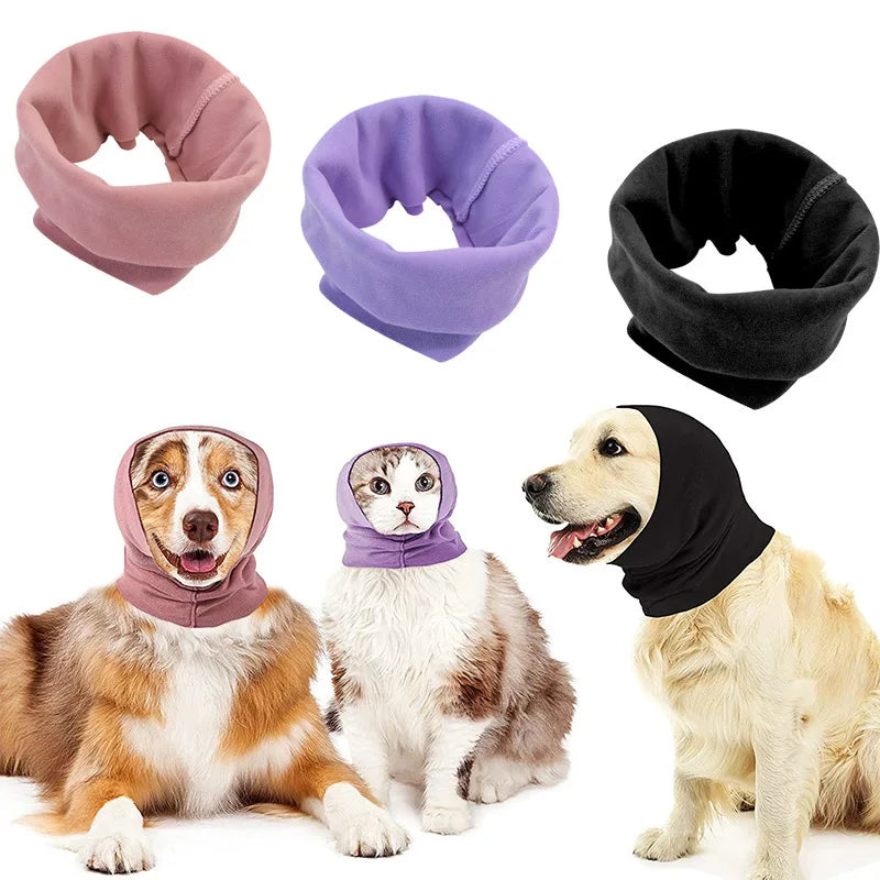 Hat for Dogs Dog Grooming Earmuffs Warm Noise-Proof Earmuffs Pet Ear Cover Cloth Hat Winter Windproof Hats Puppy Pet Accessories