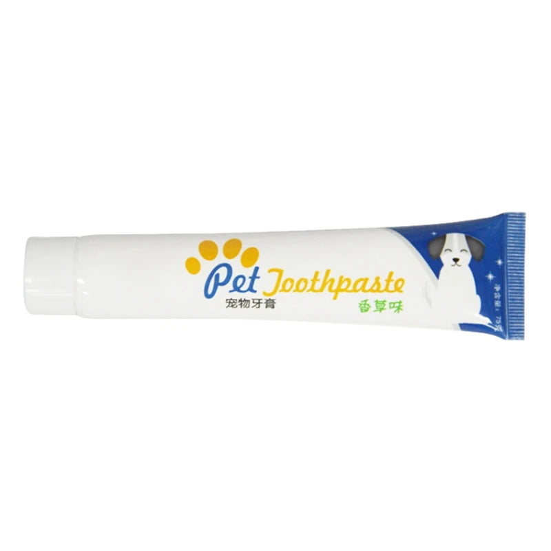Pet Teeth Cleaning Supplies,Dog Healthy Edible Toothpaste for Oral Cleaning and Care Pets Teeth Brush Toothpaste