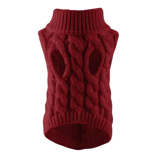 Warm Dog Sweaters Pet Clothing for Autumn and Winter Turtleneck Knitted Sphynx Kitten Puppy Pullovers Cats Mascotas Clothing