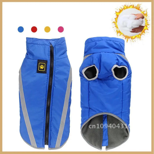 New Waterproof Thermal Vest for Dogs Winter Clothing for Fat Dogs Vest Dog Warm for 6XL Shepherd Puppy Larger Pug Thick Jacket